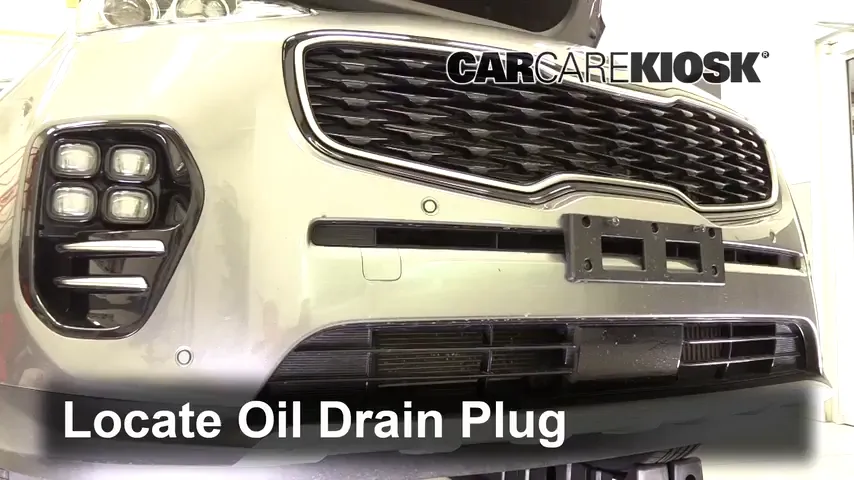 2018 Kia Sportage SX Turbo 2.0L 4 Cyl. Turbo Oil Change Oil and Oil Filter